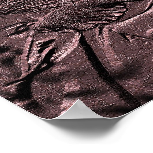 Sculpted Rosebud Floral Print (Hoek)