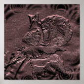 Sculpted Rosebud Floral Print (Voorkant)