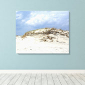 Sculpted Sand Dune - Island Beach State Park - NJ Canvas Afdruk (Insitu (Houten vloer))