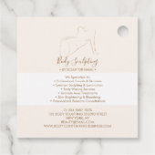 Sculpting Body Massage Contouring Bedankjes Labels (Achterkant)