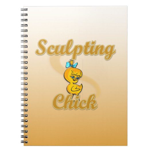 Sculpting Chick Notitieboek (Voorkant)