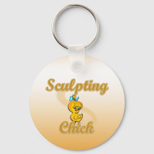 Sculpting Chick Sleutelhanger (Voorkant)