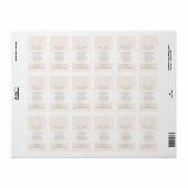 Sculpting Elegant Massage Body Contouring Brochure Etiket (Full Sheet)