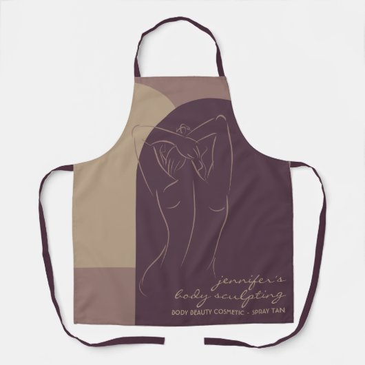 Sculpting Spray Tan Massage Schort (Voorkant)