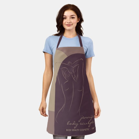 Sculpting Spray Tan Massage Schort (Gedragen)