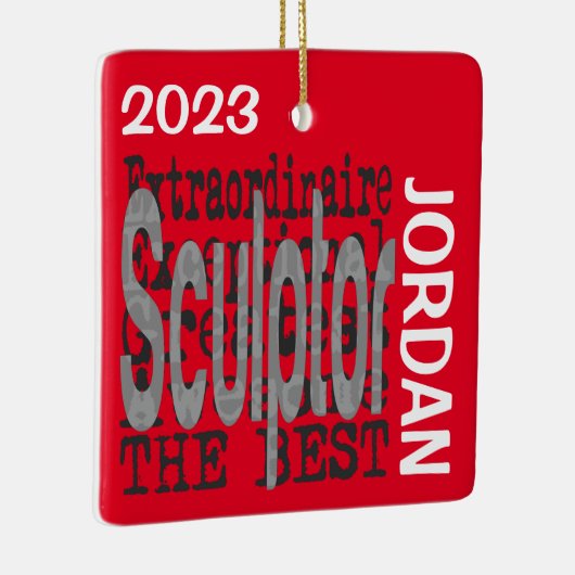 Sculptor Extraordinaire CUSTOM Keramisch Ornament (Rechts)