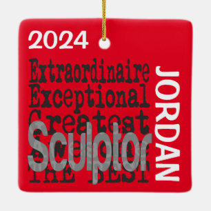 Sculptor Extraordinaire CUSTOM Keramisch Ornament