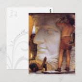 Sculptors in het briefkaart van het oude Rome (Voorkant / Achterkant)