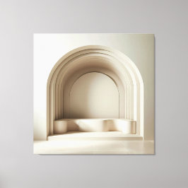Sculptural Arch Alcove Canvas Afdruk