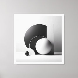 Sculptural Balance No. I Canvas Afdruk