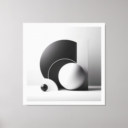 Sculptural Balance No. I Canvas Afdruk (Voorkant)