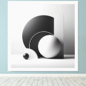 Sculptural Balance No. I Canvas Afdruk (Insitu (Houten vloer))