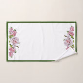 Sculpturale Rozen op een badkamerhanddoekset Bad Handdoek (Handdoek)