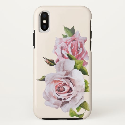 Sculpturale Rozen op een iPhone Case (Achterkant)