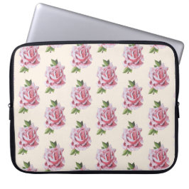 Sculpturale Rozen op een laptophoes - (II) Laptop Sleeve