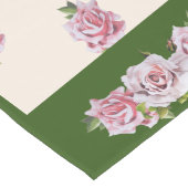 Sculpturale Rozen op een Table Runner Lange Tafelloper (Hoek)