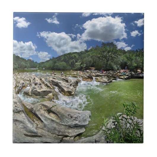 Sculpture Herfsten Pano - Barton Creek - Austin Te Tegeltje (Voorkant)