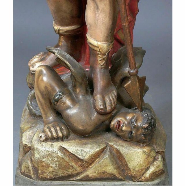 Sculpture St. Michael Staand Fotobeeldje (Voorkant)