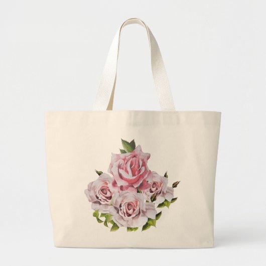 Sculpturele Rozen op een Jumbo Tas (Voorkant)