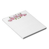 Sculpturele Rozen op een Middelgroot Notitieblok (Schuin)