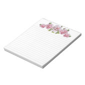 Sculpturele Rozen op een Middelgroot Notitieblok (Linkerzijde)