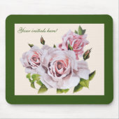 Sculpturele Rozen op een Muismat (Voorkant)