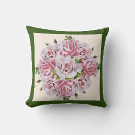 Sculpturele Rozen op een Sierkussen