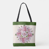 Sculpturele Rozen op een Tas (Achterkant)