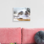 Sculpturen van de natuur: een Yellowstone Geyser Canvas Afdruk (Insitu (Woonkamer))