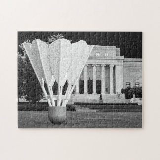 Sculptuur bij de Nelson Puzzel Legpuzzel