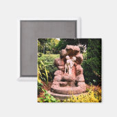 Sculptuur in het park magneet (Voorkant / Achterkant)