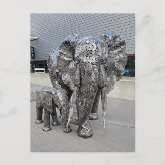 Sculptuur Olifant Briefkaart