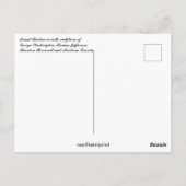 Sculptuur op Mount Rushmore South Dakota USA Briefkaart (Achterkant)