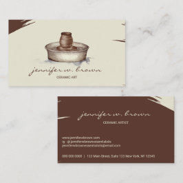 sculptuur terracotta Pottery Ceramic Artist Tool Visitekaartje