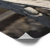 Sculptuur van de engel met kledingstuk en dobbelst poster (Hoek)