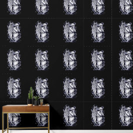 Sculptuur van een wenende engel - met spatten 1 behang