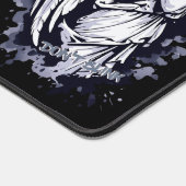 Sculptuur van een wenende engel - met spatten 1 bureaumat (Hoek)