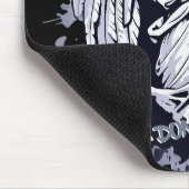 Sculptuur van een wenende engel - met spatten 1 muismat (Hoek)