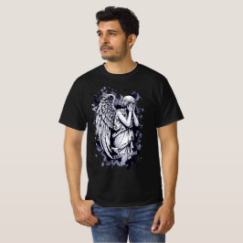 Sculptuur van een wenende engel - met spatten 1 t-shirt