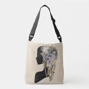 sculptuur van Steampunk - Art Trendy Crossbody Tas