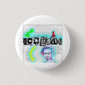Scumbag Party Logo Ronde Button 3,2 Cm (Voorkant)