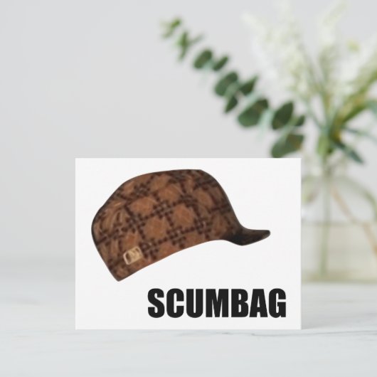 Scumbag Steve Pet Meme Briefkaart (Staand voorkant)