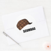 Scumbag Steve Pet Meme Ronde Sticker (Envelop)