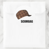 Scumbag Steve Pet Meme Ronde Sticker (Tas)