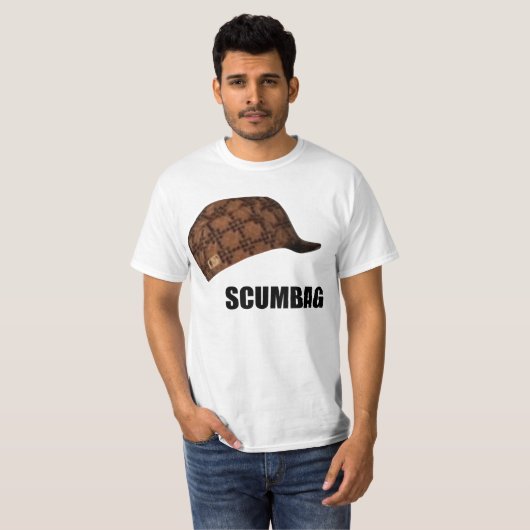 Scumbag Steve Pet Meme T-shirt (Voorkant volledig)