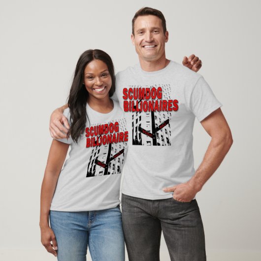 Scumdog Billionaires op Wall Street T-shirt (Unisex)