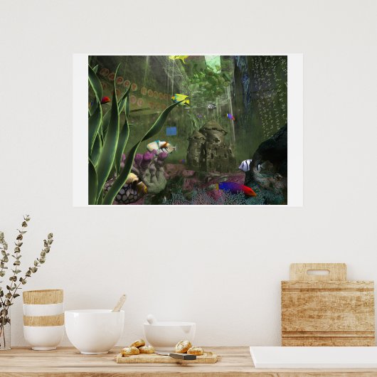 Scummy Fishtank Poster (Keuken)