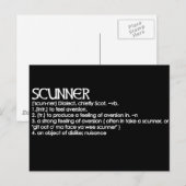 Scunner Briefkaart (Voorkant / Achterkant)