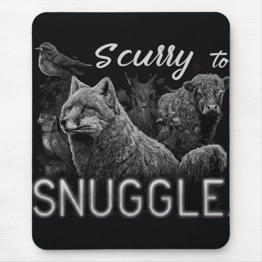 Scurry om te knuffelen muismat (Voorkant)