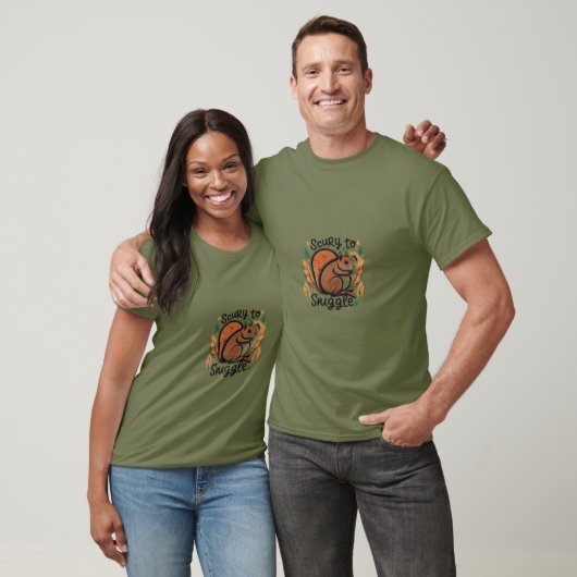 Scurry om te knuffelen t-shirt (Unisex)